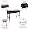 Flash Furniture Black/Walnut Home Office Computer Desk with Drawer GC-MBLK60-BK-WAL-GG - alternate 8